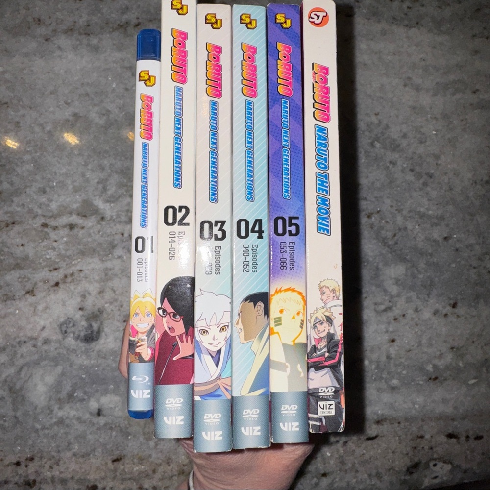 Boruto Naruto Next Generation Blu Ray DVD Set Complete with Movie